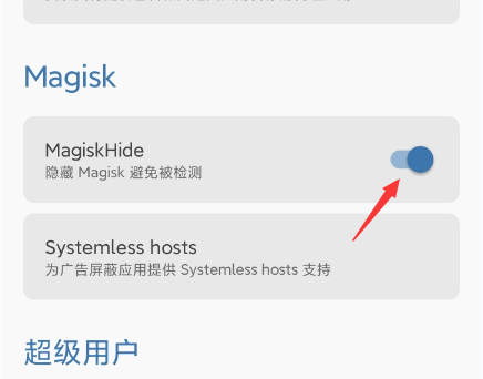 摩盖工作手机 Magisk 设置