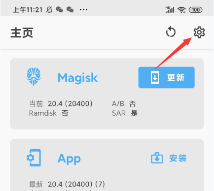 摩盖工作手机 Magisk 设置